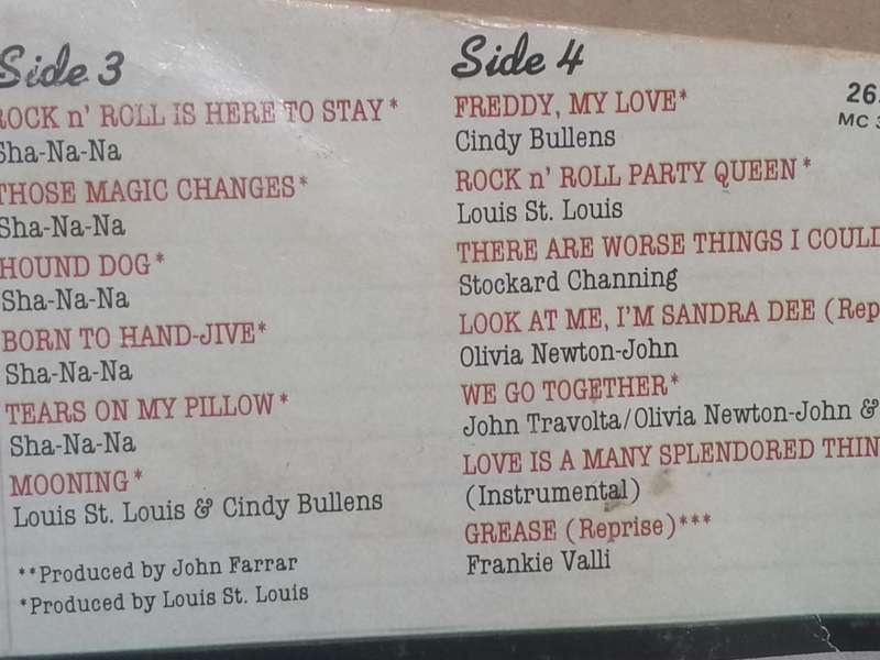 Grease 'John Travolta & Olivia Newton-John' Double Album , vinyl's in very good condition.