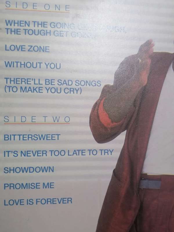 Billy Ocean 'Love Zone', vinyl in very good condition.