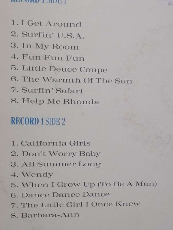 The Beach Boys, 'Summer Dreams', Double album  Vinyl's in very good condition.