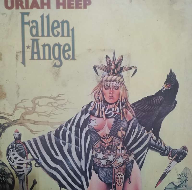 Uriah Heep 'Fallen Angel', vinyl in very good condition.