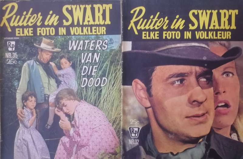 Scarce, early issues Ruiter in Swart no.32 & 35, large colour issues ,very good condition.