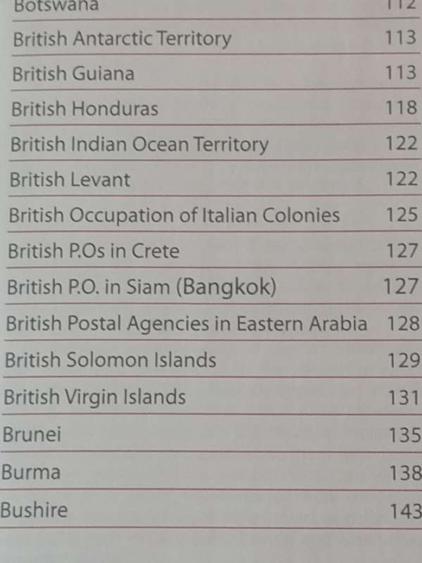 2018 Commonwealth & British Empire stamps 1840-1970(Stanley Gibbons Stamp Catalogue).