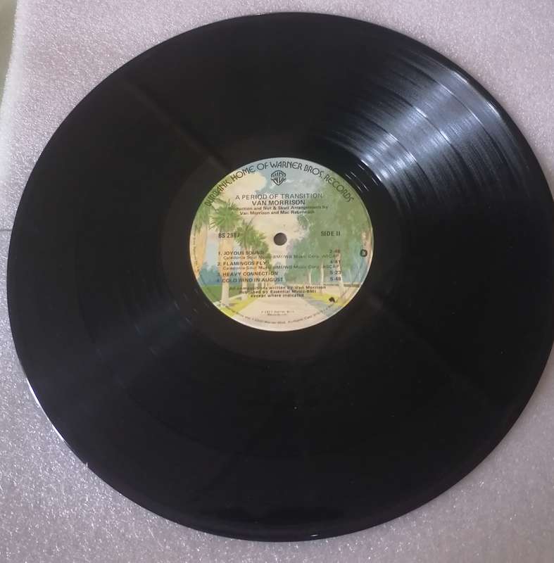 Van Morrison, A Period of Transition, vinyl in excellent condition.