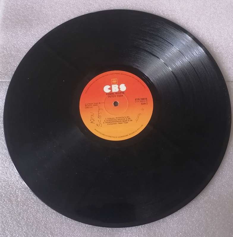 Peter Tosh, Equal Rights, vinyl in excellent condition.