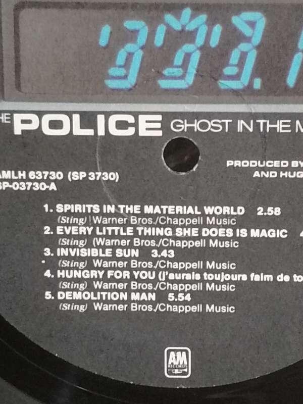 Police, Ghost in the machine, vinyl in very good condition.