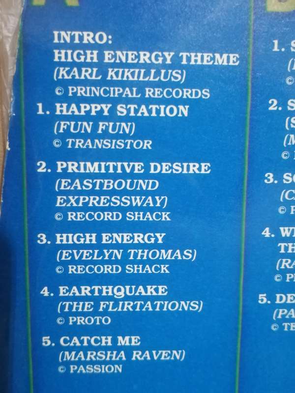 High-energy double dance, Vol.1, Double album, vinyl's excellent