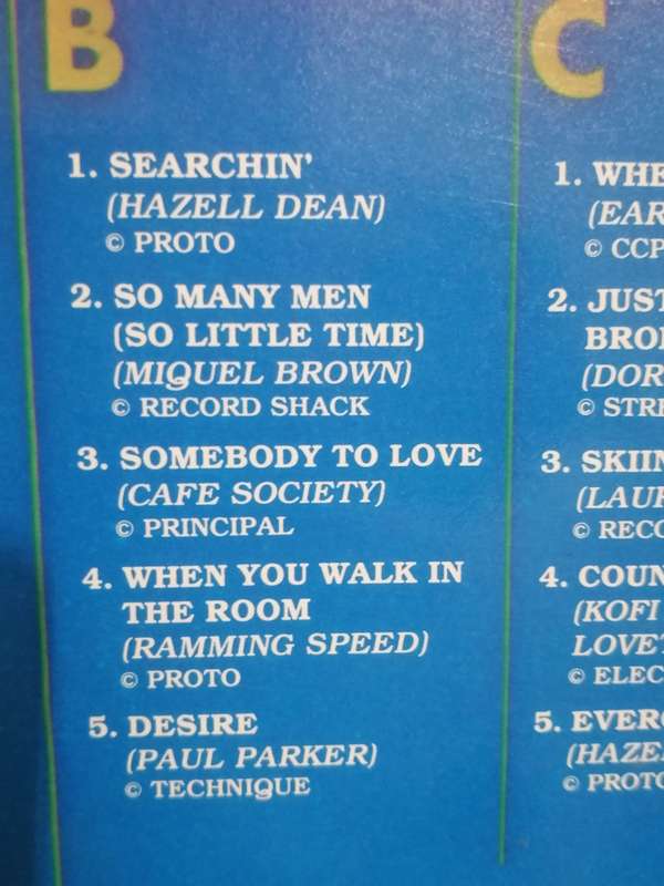 High-energy double dance, Vol.1, Double album, vinyl's excellent