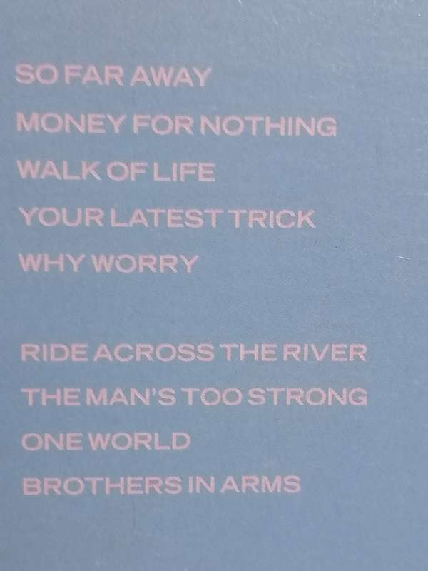 Dire Straits, brother in arms, vinyl.