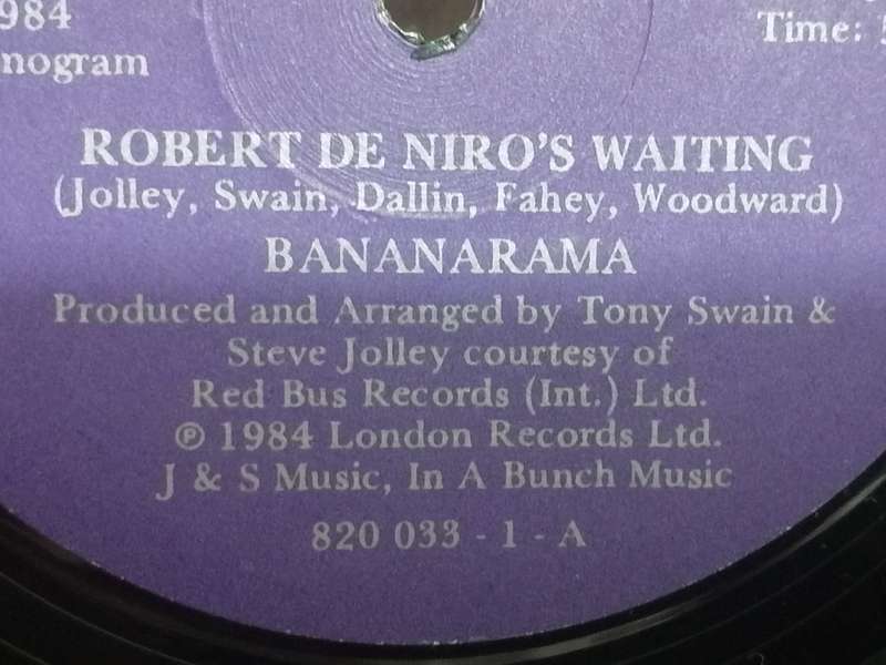 Bananarama, Robert de niro's waiting.., vinyl.