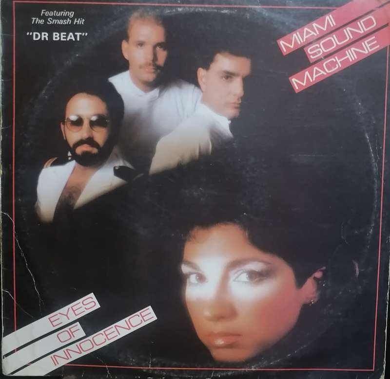 Gloria Estefan and Miami sound machine, Eyes of Innocence, vinyl.