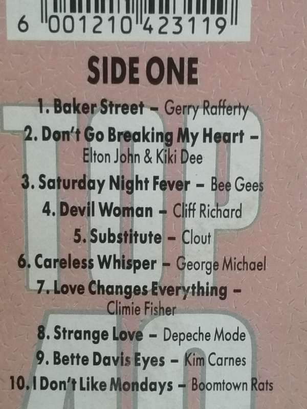 Top 40 hits of all time, double album ,vinyl's.