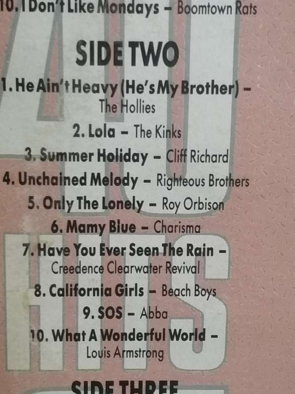 Top 40 hits of all time, double album ,vinyl's.