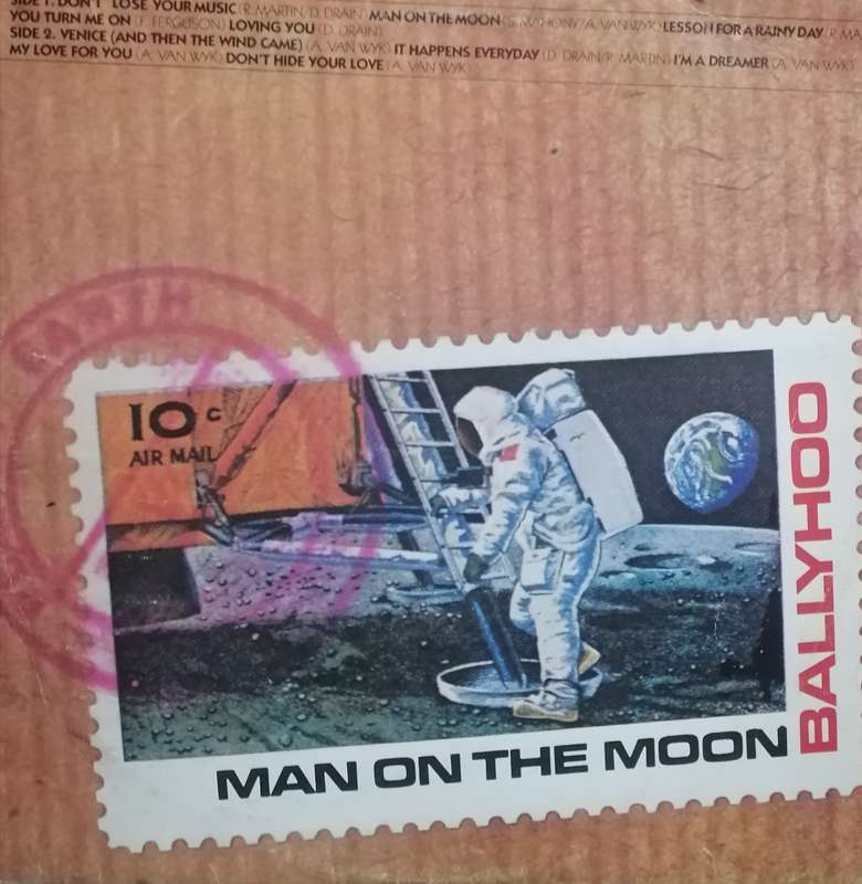Ballyhoo, Man on the moon, vinyl.