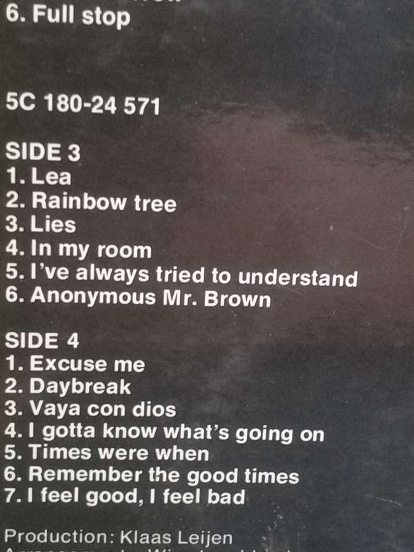 The Cats, Times were when, double album, vinyl's.