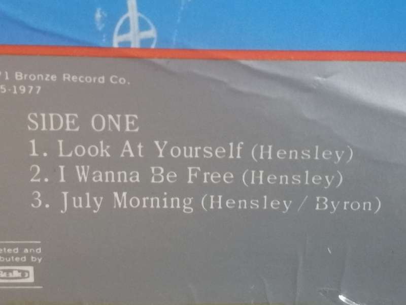 Uriah Heep, Look at yourself, vinyl.