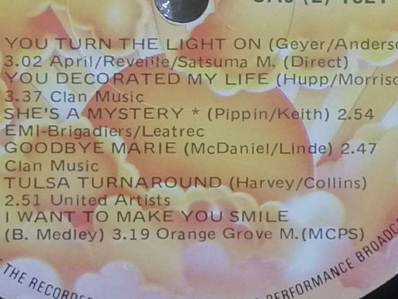 Kenny Rogers, Kenny, vinyl.