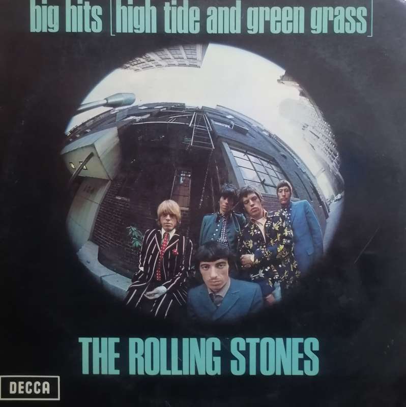 The Rolling Stones, big hits, high tide and green grass, vinyl.