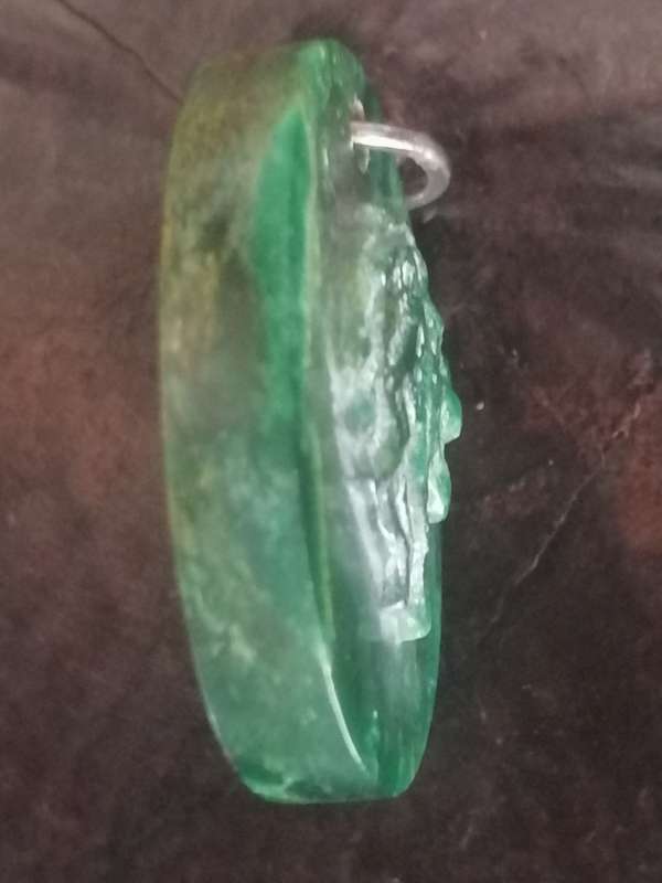 Rare & Vinitage Baberton Verdite (Jade) hand carved Lion.