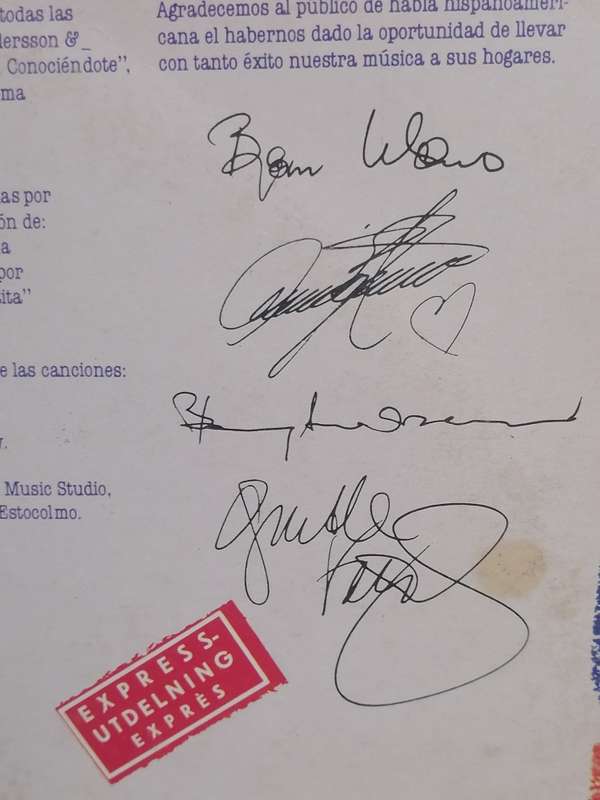 ABBA, Gracias por la music, vinyl.