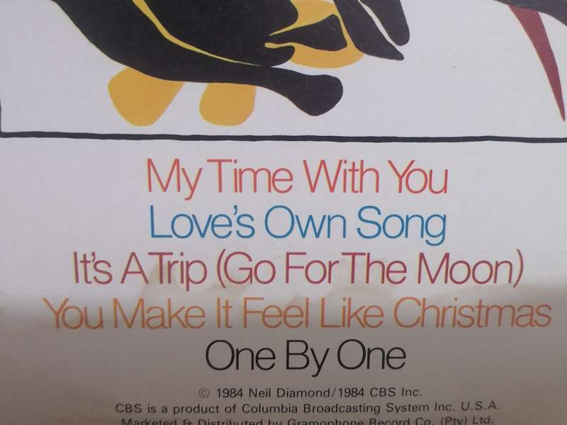 Neil Diamond, Primitive, vinyl very good.