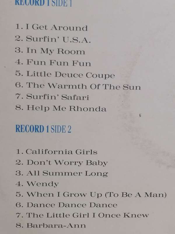 The Beach Boys, Summer Dreams, Double album, vinyl's.