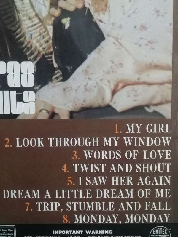 The Mamas & the Papas, 16 Greatest hits, vinyl.