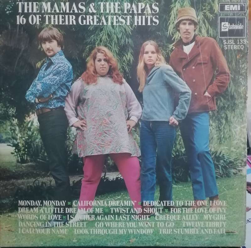 The Mamas & the Papas, 16 Greatest hits, vinyl.