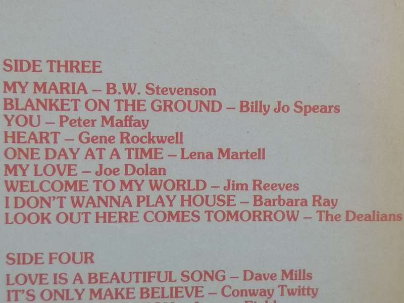 Country Songs of Love Vol.2, double album, vinyl's excellent.