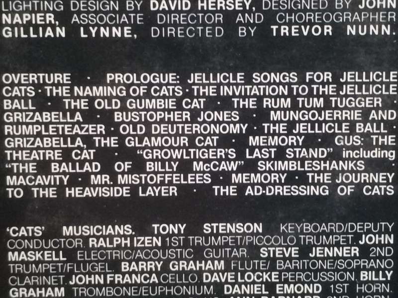 Cats, double album, vinyl's excellent.