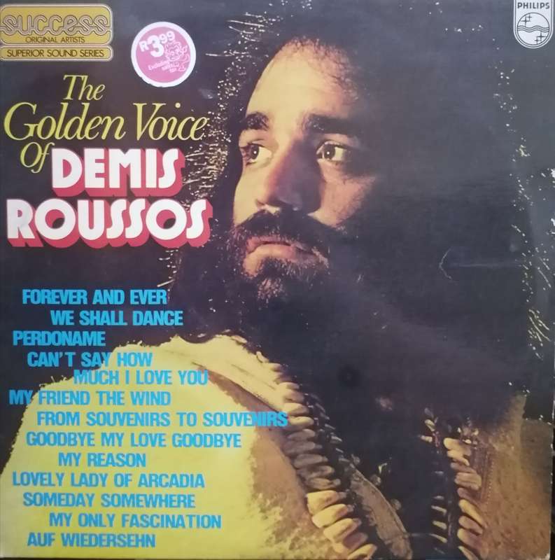 The golden voice of Demis Roussos, vinyl excellent.