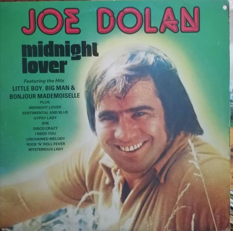 Joe Dolan, Midnight Lover,  vinyl excellent.