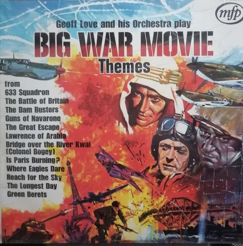 Big War movie Themes,  vinyl excellent.