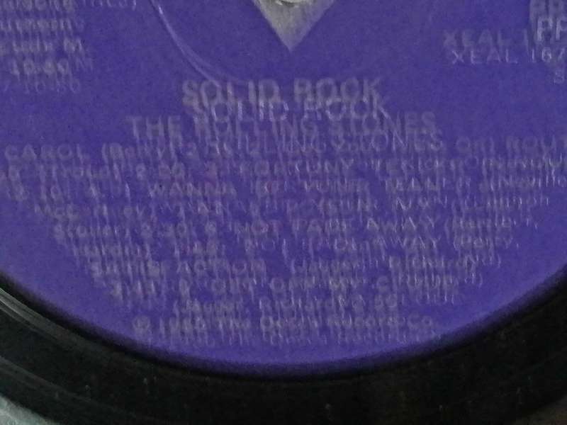 The Rolling Stones, Solid Rock, Platinum Plus, vinyl excellent.