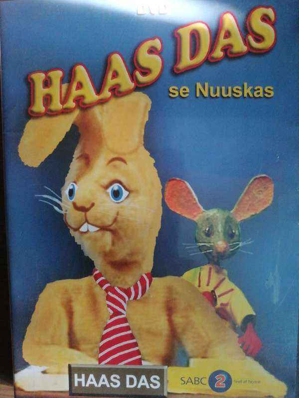DVD, Haas Das en die Nuuskas TV reeks soos gesien in laat 1970's,  goeie toestand..