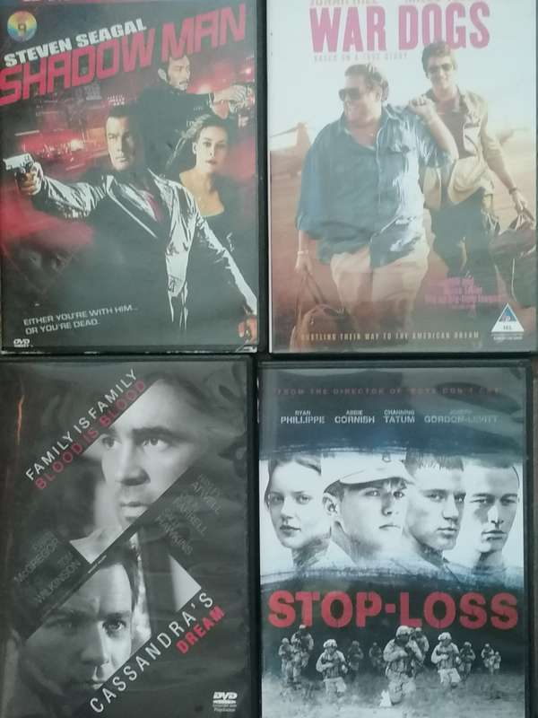20x Top original DVD movies in very good condition.