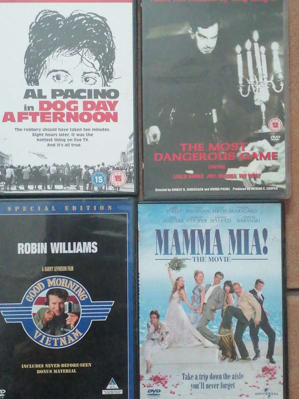 20x Top original DVD movies in very good condition.