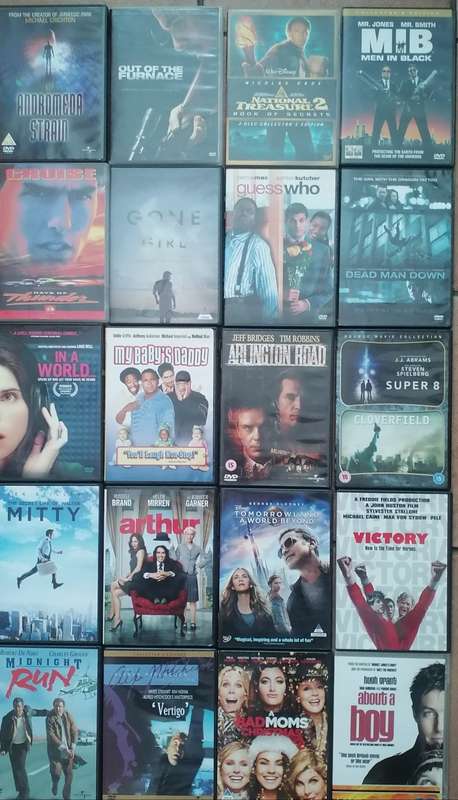 20x Top original DVD movies in very good condition.