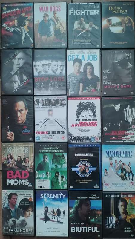 20x Top original DVD movies in very good condition.