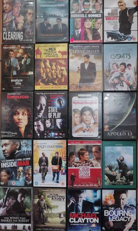 20x Top original DVD movies in very good condition.