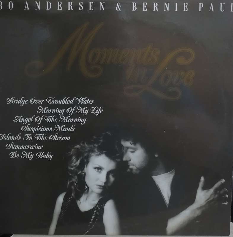 Bo Anderson & Bernie Paul, Moments in Love, vinyl excellent, cover good.