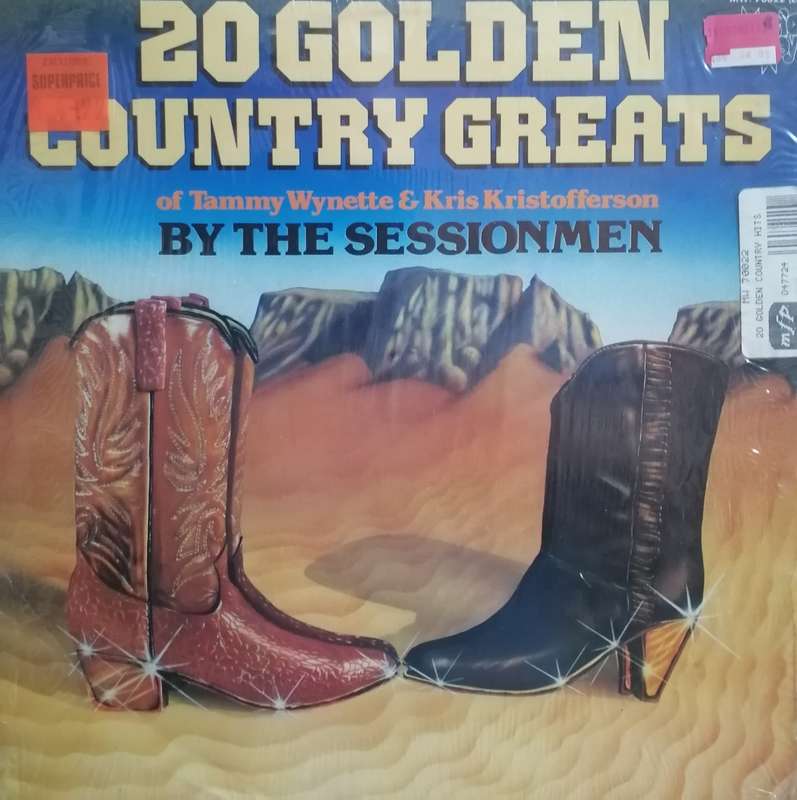 20 Golden Country Greats, vinyl excellent, cover good.