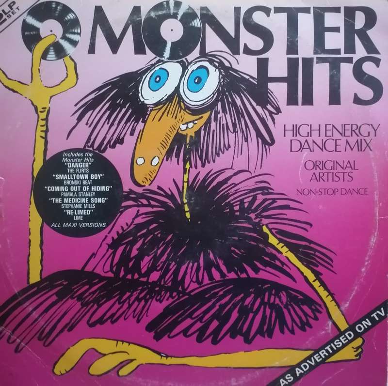 Monster Hits, High energy dance mix, double album, vinyl's very good & cover fair.