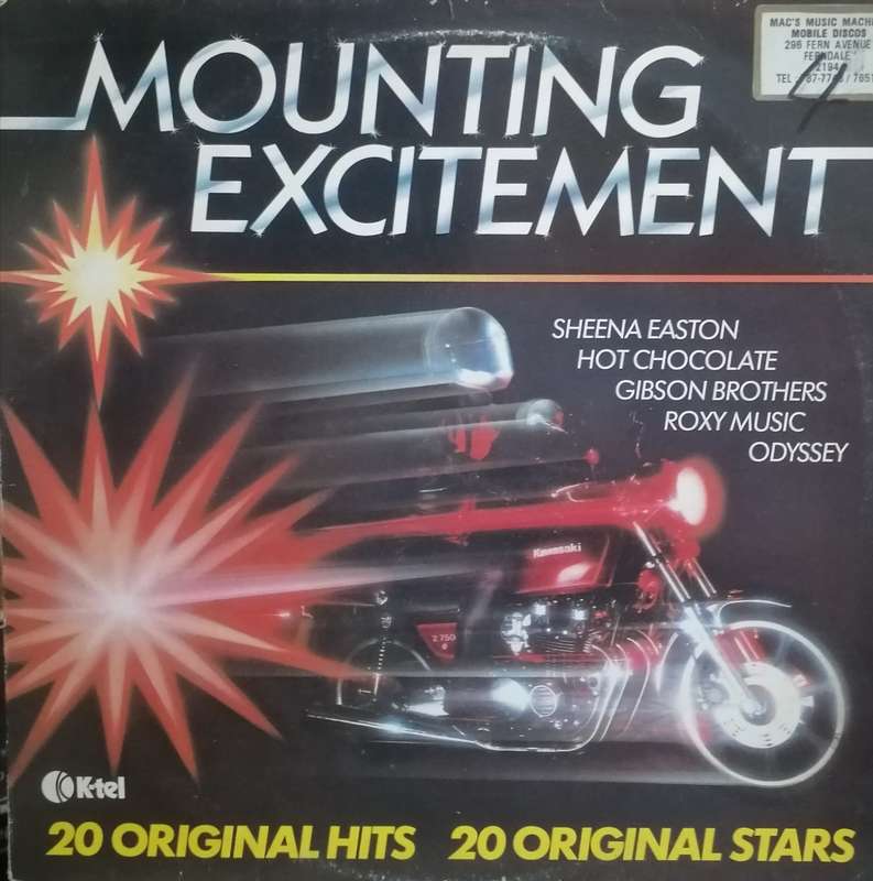 Mounting Excitement, vinyl very good, cover good.