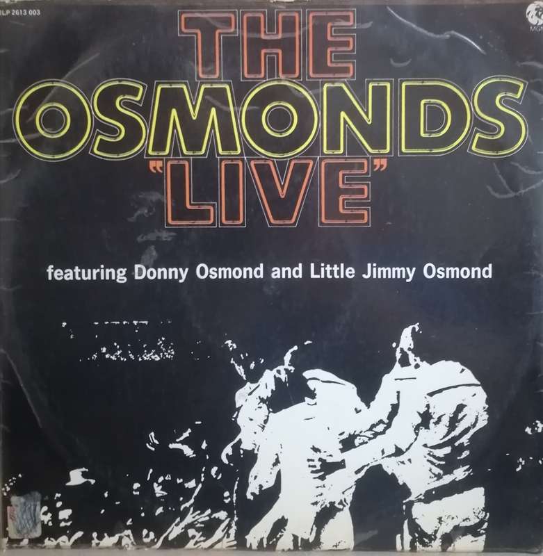 The Osmonds Live, double album, vinyl's very good & cover good.