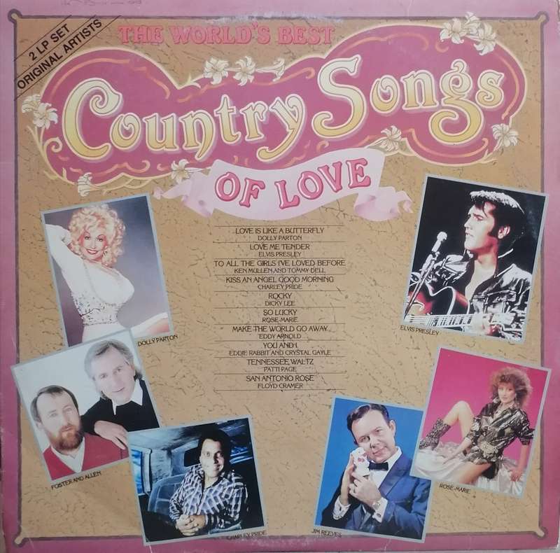 Country Songs of Love, double album, vinyl's excellent & cover good.