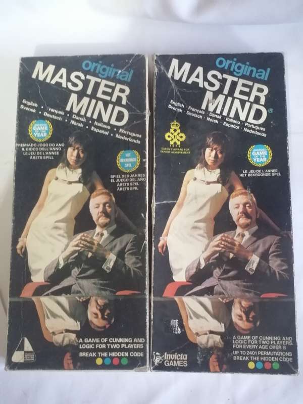 2x Vintage and Original Master Mind Games.