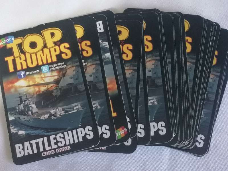 Top Trumps, Battleship card game.