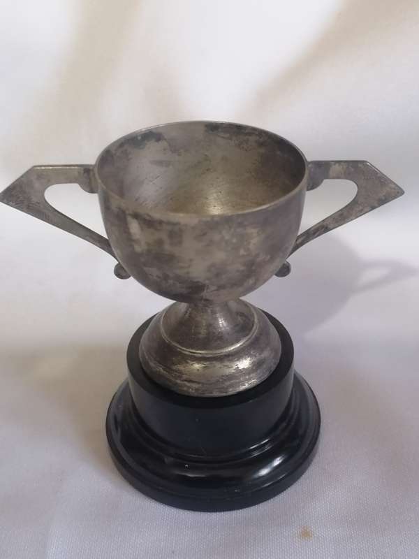 4x Vintage silver trophies, good condition, needs cleaning.