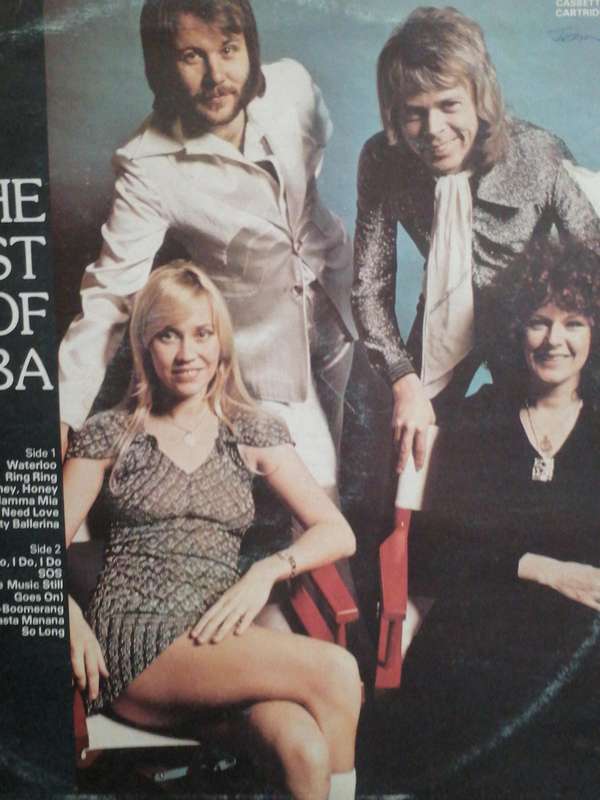 Scarce album, The Best of ABBA, vinyl very good .