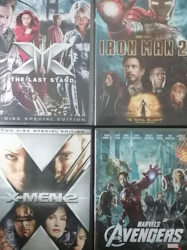 20x Top original DVD movies in very good condition.